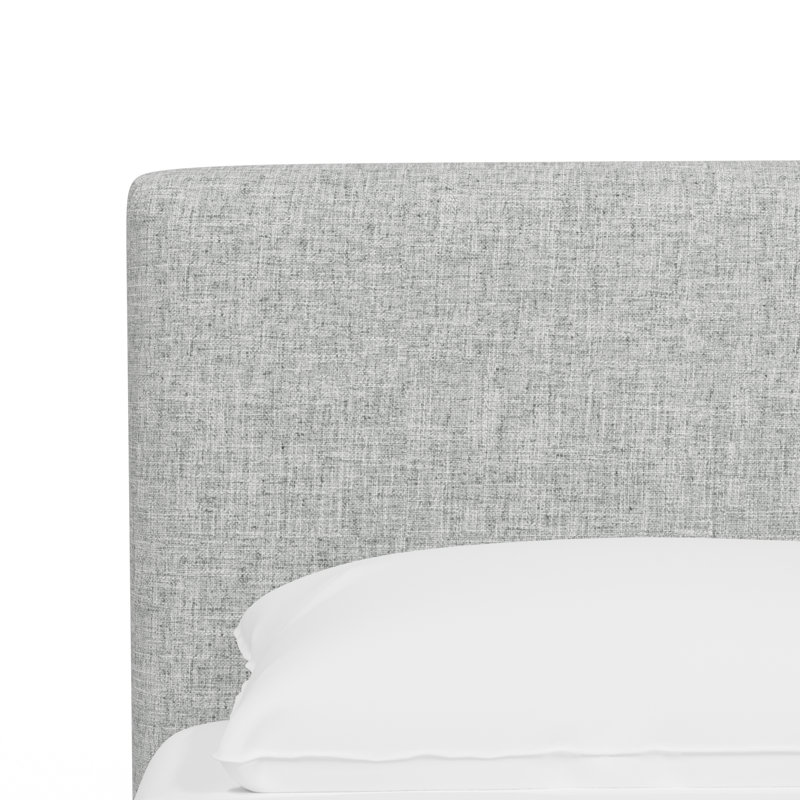 Eisley Upholstered Platform Bed, Full, Zuma Pumice Textured Linen