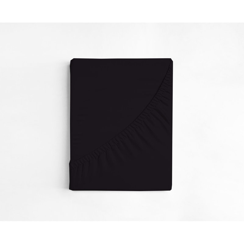 Ensemble de draps en microfibre 6 pièces, Complète, Noir