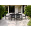 Chaises de salle à manger d'extérieur en aluminium avec filet à séchage rapide Pangea Home Aynura-1212240321