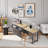 74.5-inch Kitchen Island With Extendable Dining Table-952419565