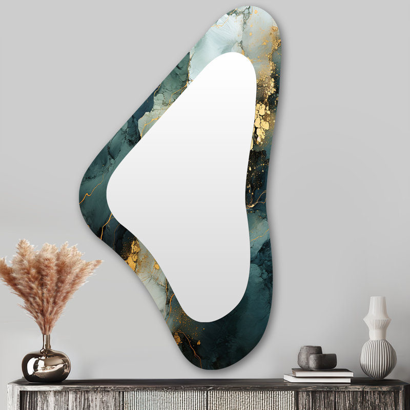 Miroir mural asymétrique en marbre Niam