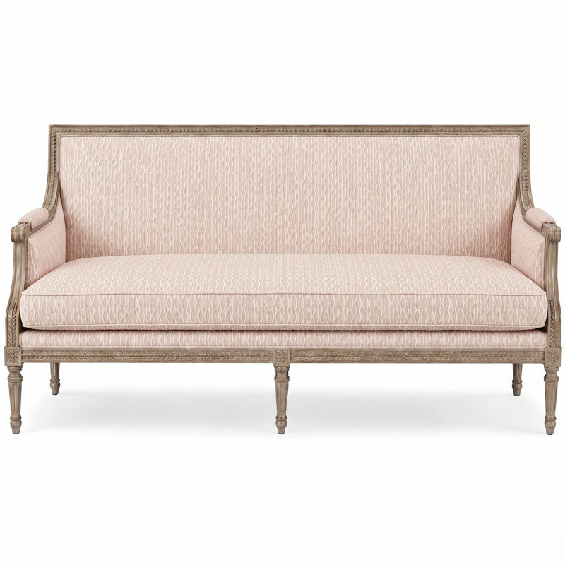 Wavy Jacquard | Peyton Fabric, Blush