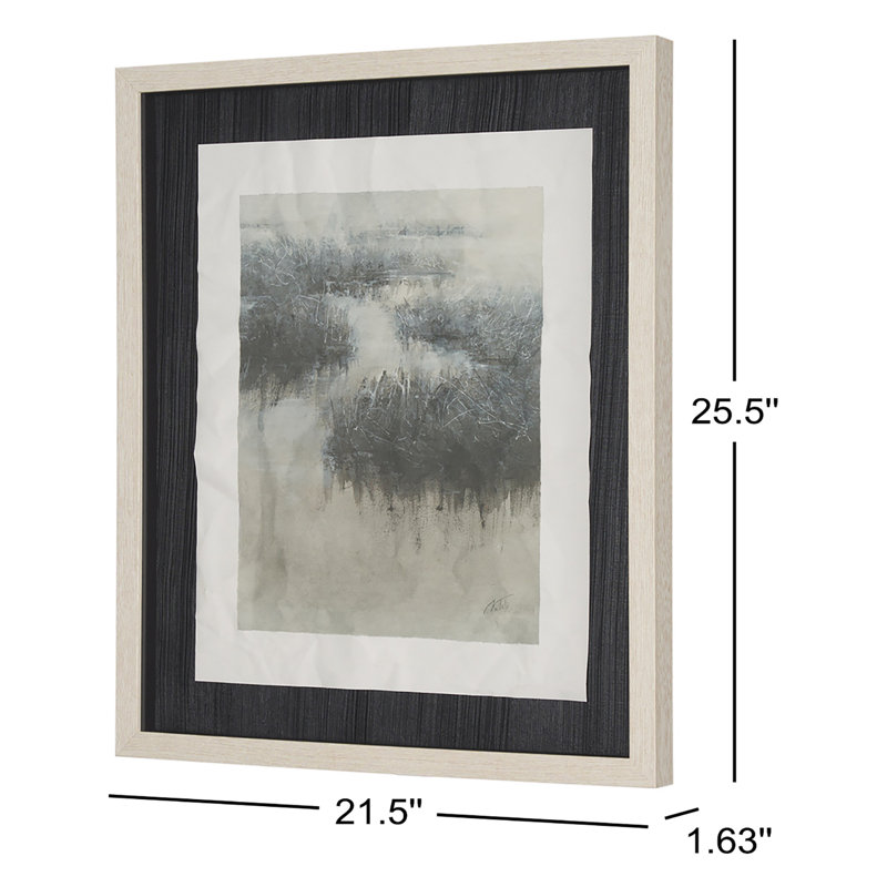«Ahner Grasses» (ensemble de 2) par Studio A, reproduction d'art encadrée à la main mat sous verre
