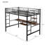 Lit mezzanine avec bureau et tablette