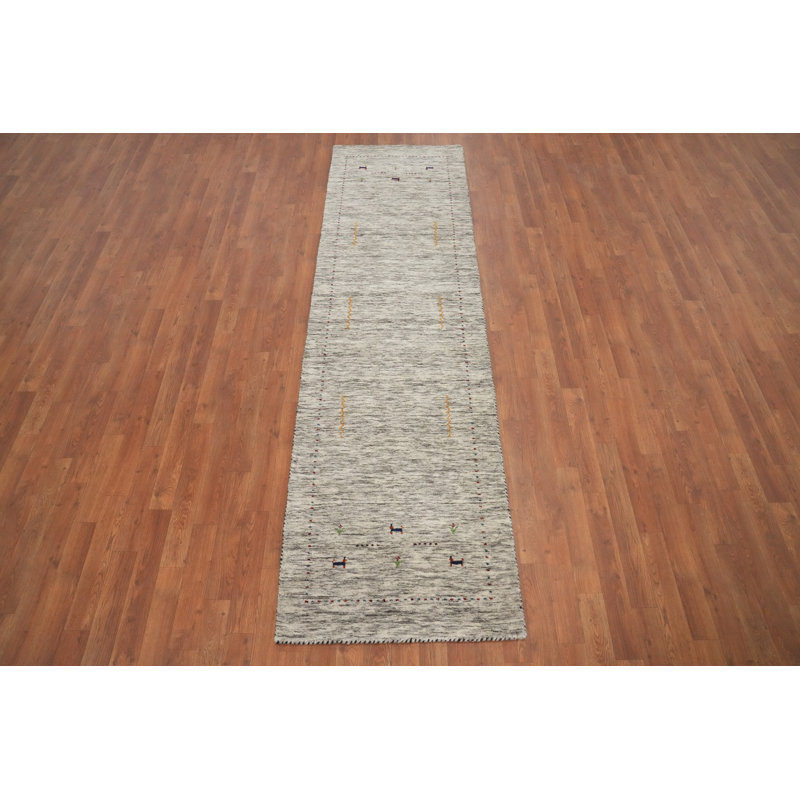 Tapis tribal de style oriental Gabbeh 3 x 9