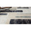 Tapis géométrique beige / bleu intérieur / extérieur-57385689