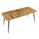 Cullompton Extending Dining Table (tab904,120-150cm) With Light Oak Effect Top And Black Legs