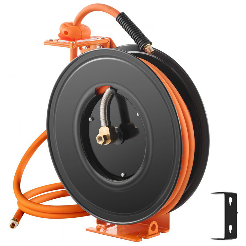 Dévidoir rétractable pour boyau à air comprimé 3/8 po x 50 pi