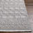 Angadresma Geometric Machine Woven Polyester Area Rug in Gray/Ivory-1860825045