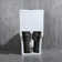 Toilette compacte compacte d'une pièce 1,28 GPF (siège inclus)
