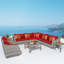 Cannes 9 Piece Seating Group with Cushions-217360767