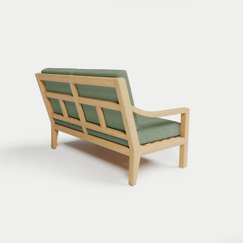 Solerno Heated Loveseat, Aloe