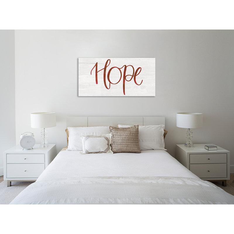 «Hope», toile tendue par Jenaya Jackson, H 30 po x l 60 po x P 1,5 po