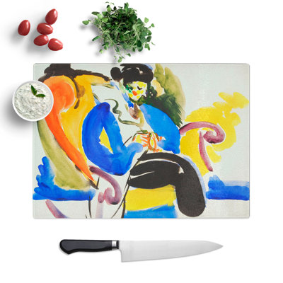 Woman on Chair Vol.2 by Henry Lyman Sayen Chopping Board