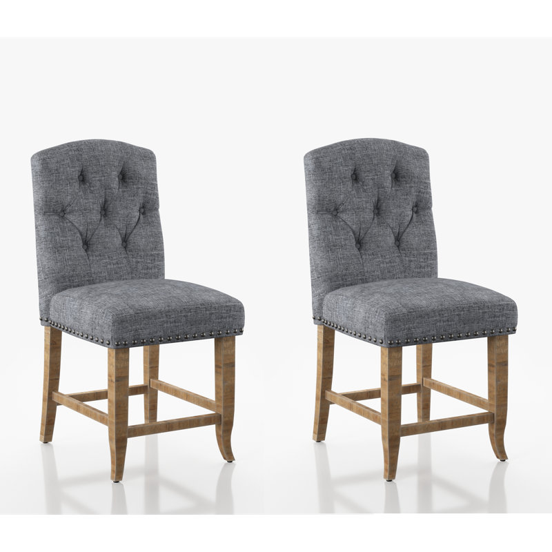 Wilfred 31" Stool, Light Gray, Counter Stool (24.75" Seat Height)