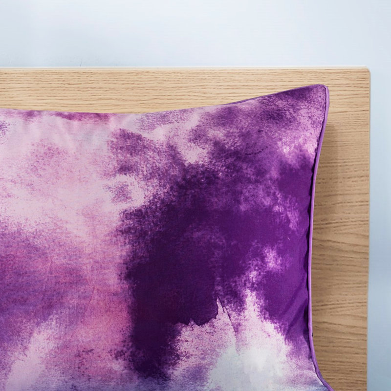 Édredon multicolore Tie Dye pour très grand / très grand lit, édredon à bordure passepoilée, coussin décoratif coloré imprimé très grand