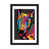 Papier d'art encadré noir sélectionné