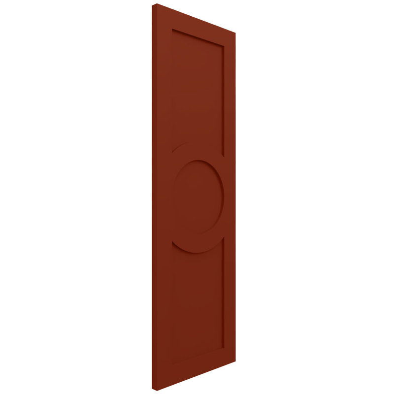 Volets EnduraCore Composite Center, 15"W, Rouge piment, 76"H