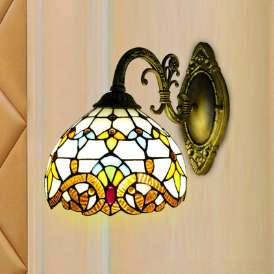 Applique murale 7,9 po style Tiffany