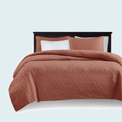3 Piece Reversible Quilt Set Clay