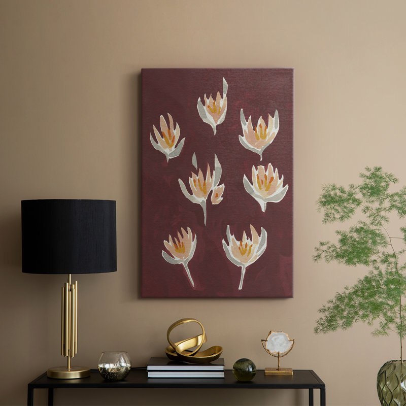 Pink Potpourri I -Custom Wrapped Gallery Cavas, 27" H x 18" W