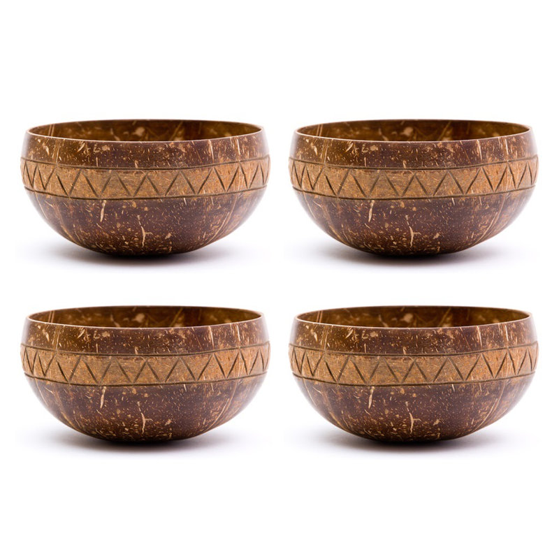 17 oz. Zigzag Coconut Dessert Bowl