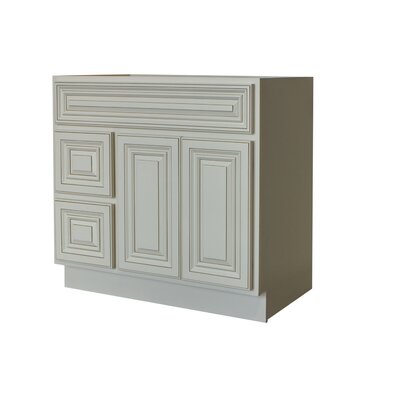 42"" Free-Standing Single Bathroom Vanity Base Only -  Cabinets.Deals, AW-VA42DL, Antique White