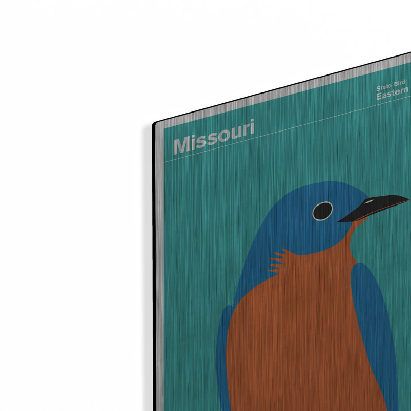 "State Posters MI" par Print Collection, H 16 po x l 12 po