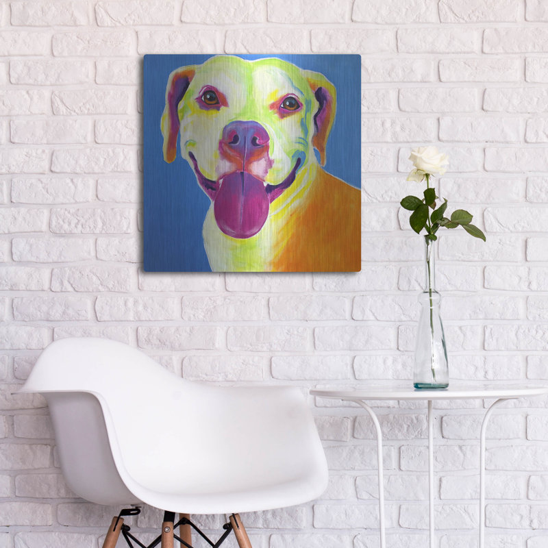 «Pit Bull - Daisy» par Dawg Painter, H 24 po x l 24 po
