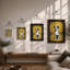 Radiant Dog Pop Art - Framed Print-917947148-917947150