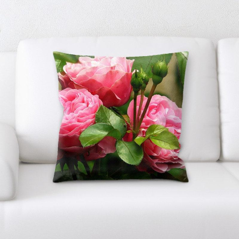 Coussin roses