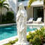 Virgin Mary Prayer Statue: Elegant Outdoor & Indoor Decor