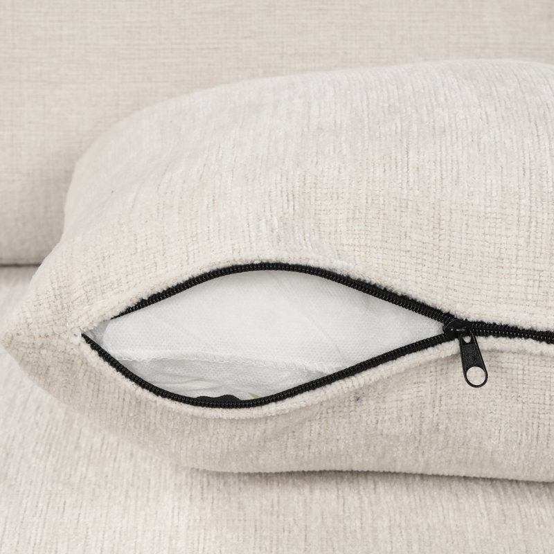 Canapé-lit convertible 108,7 po, Chenille beige