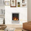 Nikki Belfry Heating 48 cm W Silver Ethanol Fireplace with 6824 BTU