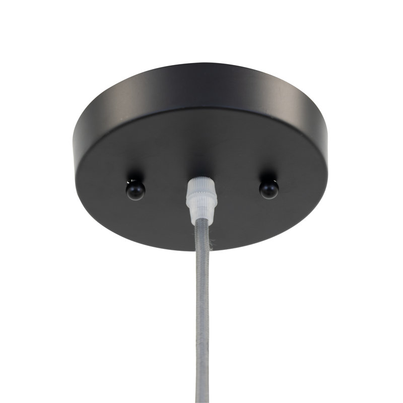 Way Wick 1 - Light Black Stainless Single Pendant