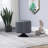 HOMCOM 360° Swivel Foot Stool Round PU Ottoman With Thick Sponge Padding And Solid Steel Base