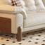 Canapé modulaire blanc en cuir véritable-1746874263