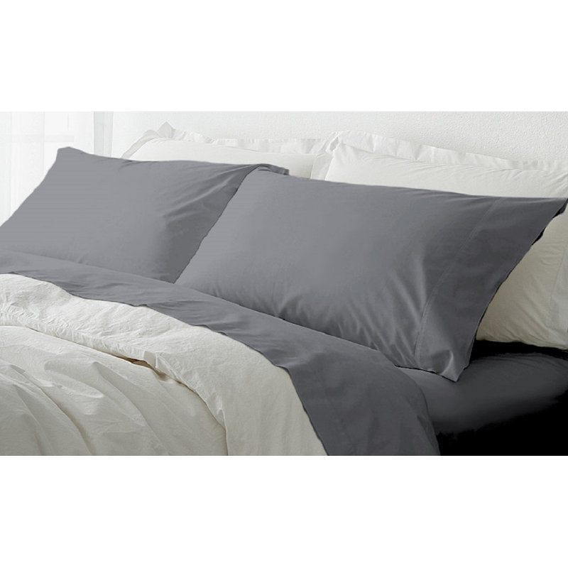 Microfiber Sheet Set, White, King
