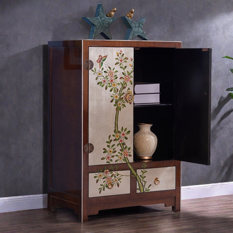 Armoires décoratives simples en bois peintes