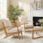 Ensemble de coussins de chaise d'extérieur, coussins de siège et de dossier en oléfine de 5,1 po d'épaisseur-956894213-969199136