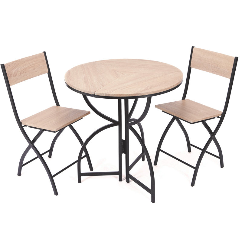 Pursell 2-Person Folding Bistro Set