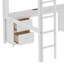 Lit mezzanine double avec bureau Briona Kids-2004959040