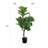 Black 40 inch Artificial Fiddle leaf fig Tree in Pot