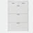 Narrow Shoe Storage Cabinet With 3 Flip Drawers And 2 Storage Drawers, Freestanding Organizer For Entryway Hallway (White) | Gift Idea-1817424521
