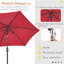 Parasol de marché 7,5 pi Blaise-290991854