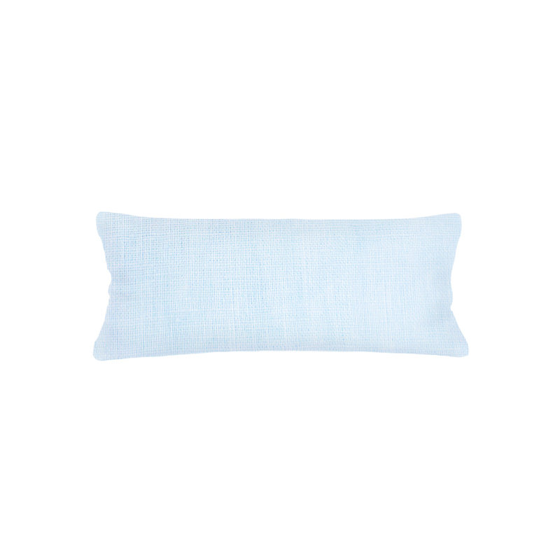 Coussin en lin bleu ciel 13x30, Sky Blue