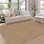 Washable Area Rug for Living Room Solid Textured Vintage Rug Non Slip Throw Rugs Bedroom Rug