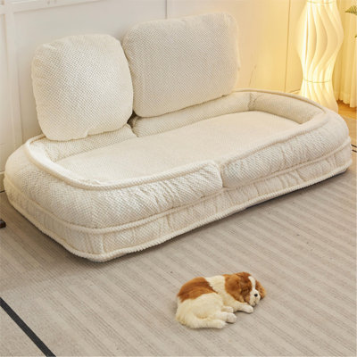 Lit pour chien humain, canapé paresseux, 5 positions réglables, asseoir, dormir, plier, costume à mettre dans la chambre à coucher, salon, conception peu encombrante