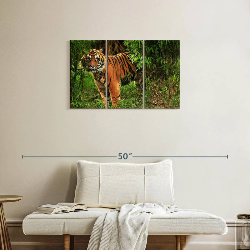 Brampt Jungle Bengal Tiger, 20" H x 33" W