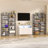 Bamboo Bookcase, 6-Tier Large Open Bookshelf  With Display Shelves-134588222-136172192